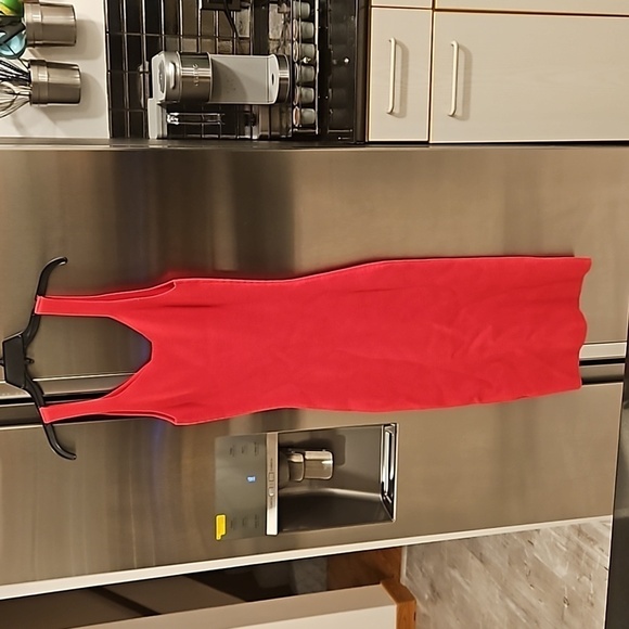 💕REISS💕 Dakota Sweetheart Neck Knitted Bodycon Dress ~ Pink Medium M - Picture 11 of 16